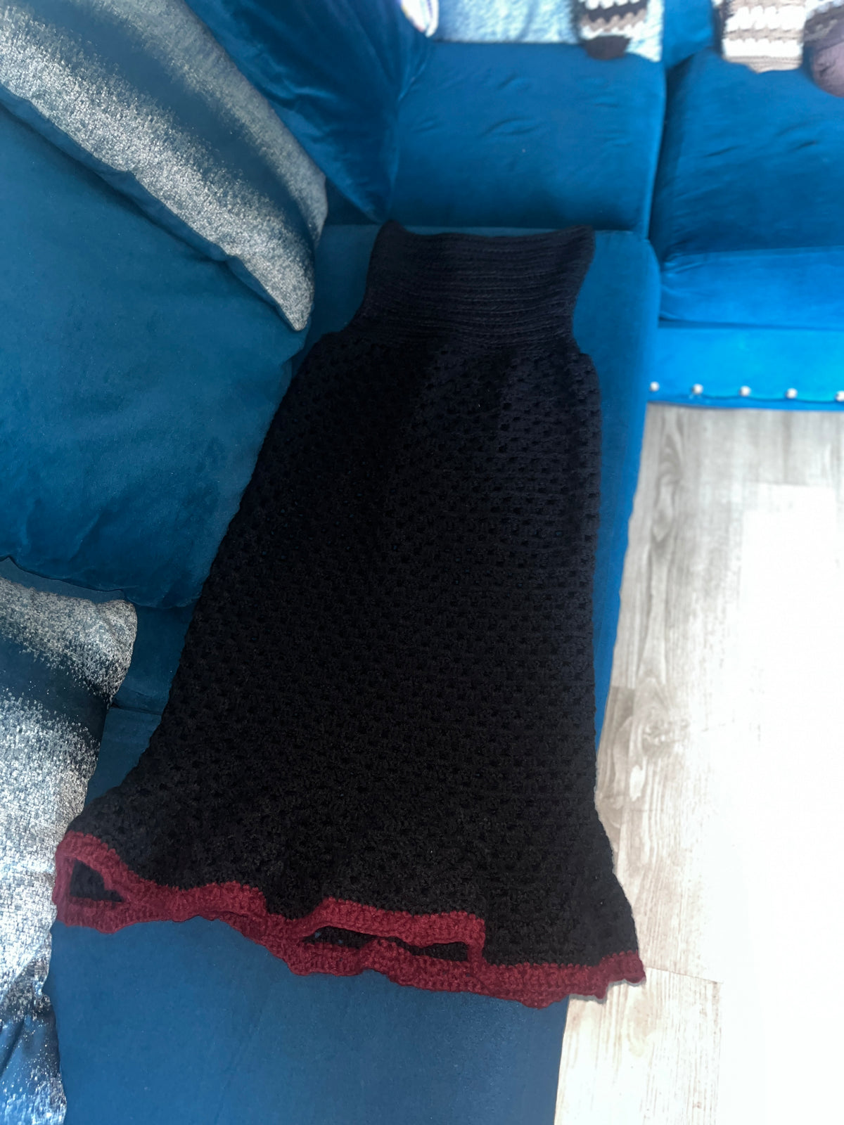 Custom Crochet Flared Skirt