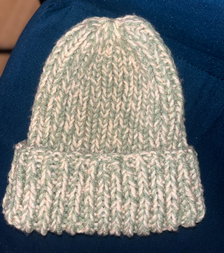 Double Strand Knitted Beanie